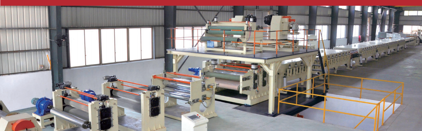 Barisan Pengeluaran Panel Komposit Beralun Aluminium